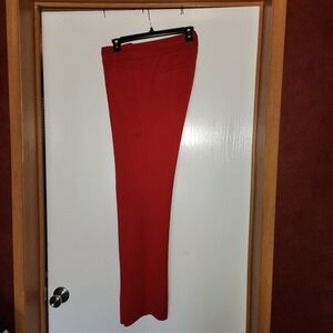 New York & Company Red Trouser Pants Size 8